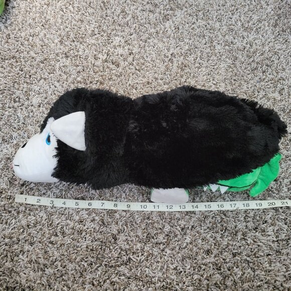 Flip Pets Caesar Husky Dog Bubba Alligator 21 in Plush 2 in 1 Stuffed Animal Toy - Picture 7 of 7